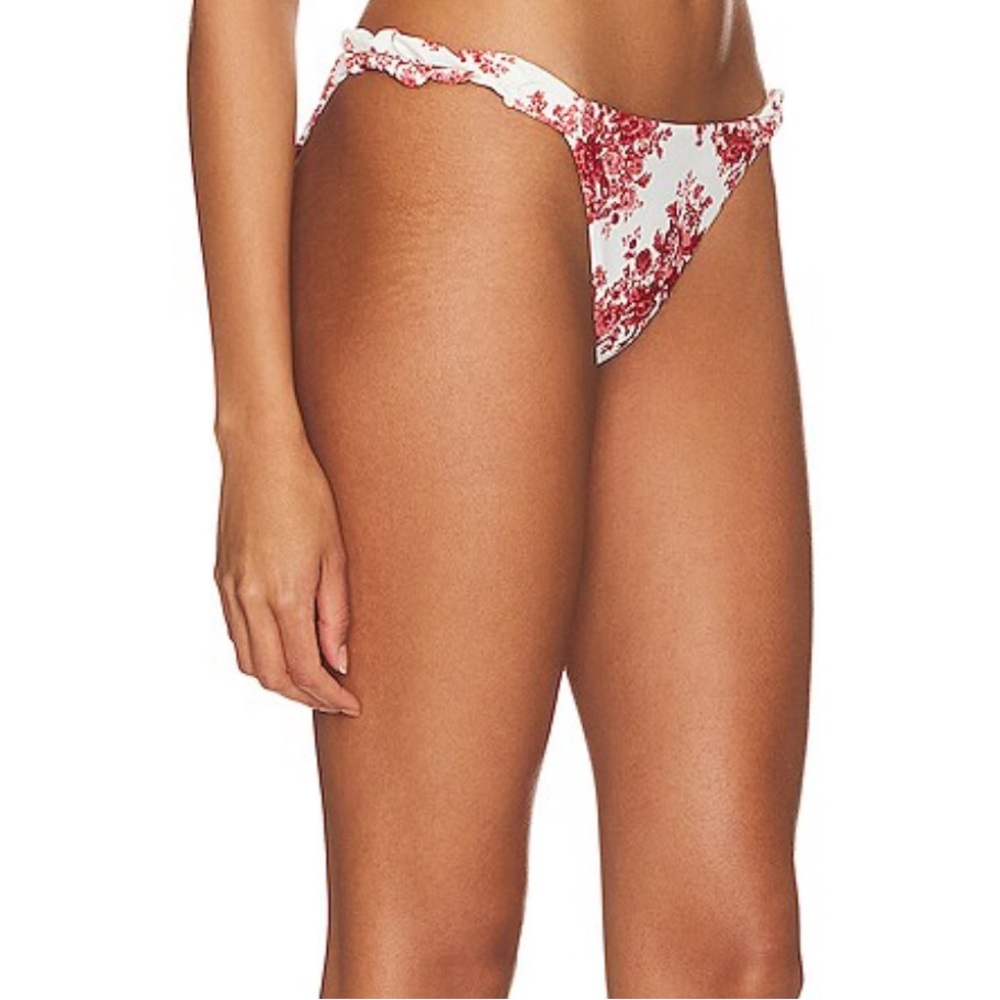 LPA Zella Bottoms in red & crème - Picture 3 of 4